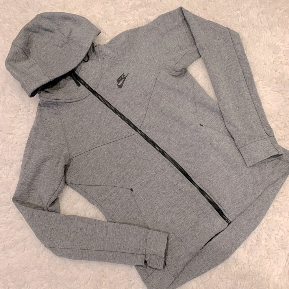 Nike Tech Fleece Jacket In Gray 🖤